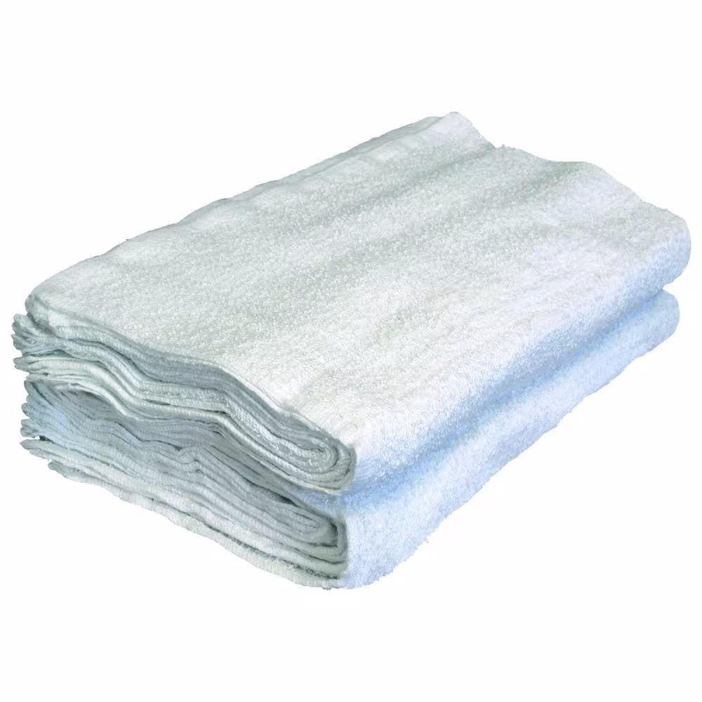 White Think Thick Terry Towel